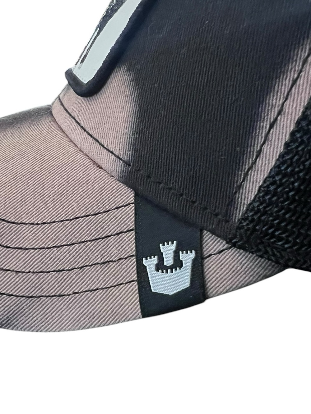 Goorin Bros Animal The Farm Black Sheep Bleach Acid Wash Trucker Hat Snapback - Picture 11 of 12